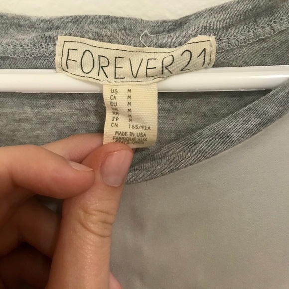 Sheer front forever 21 tank top - Picture 3 of 3